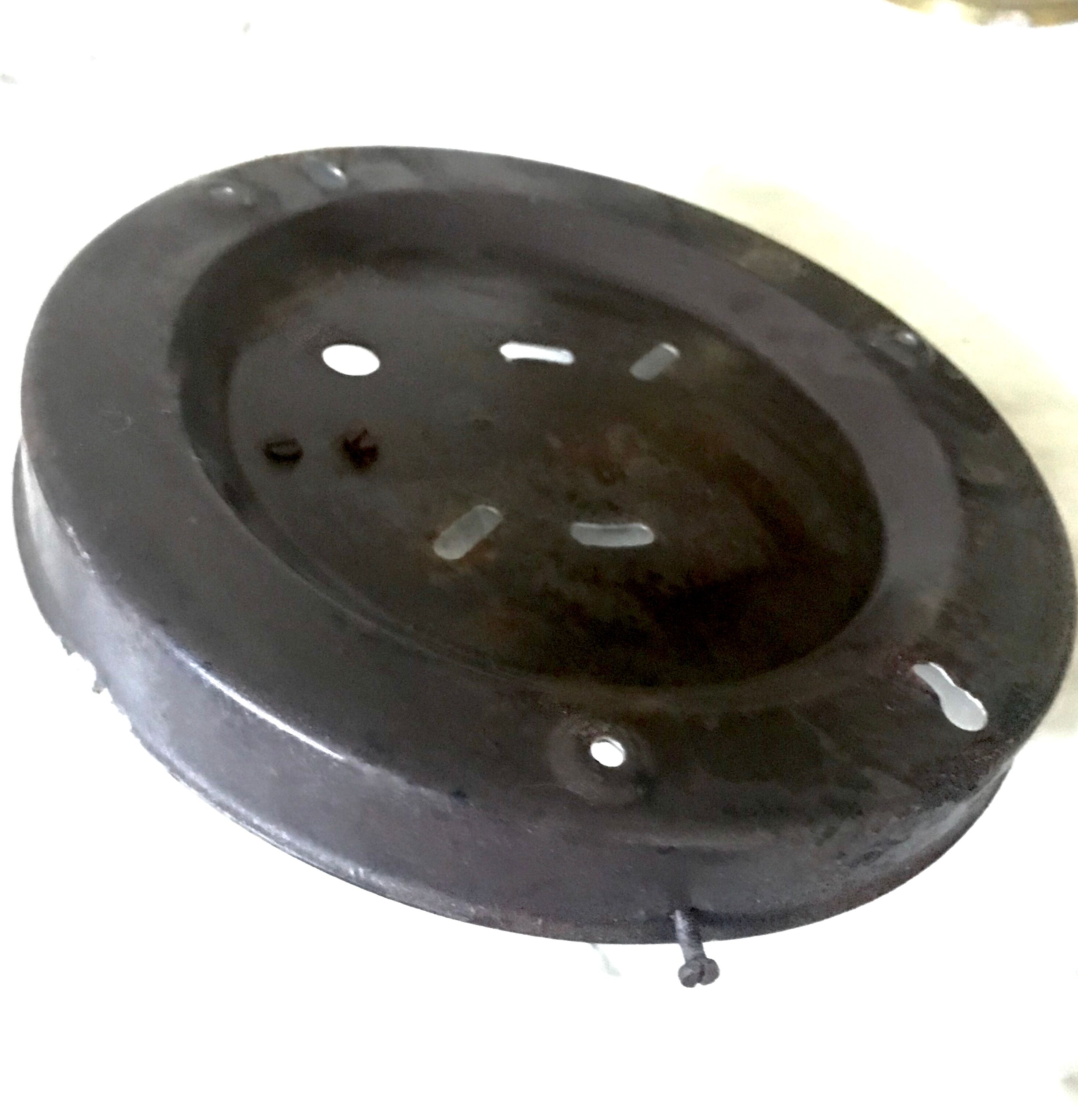 Glass ceiling light circa 1960