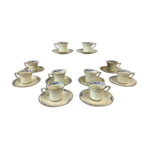 Set de 10 tasses à café