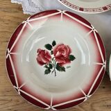 Mismatched vintage dinner plates x6