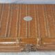 Ancient colonial travel trunk