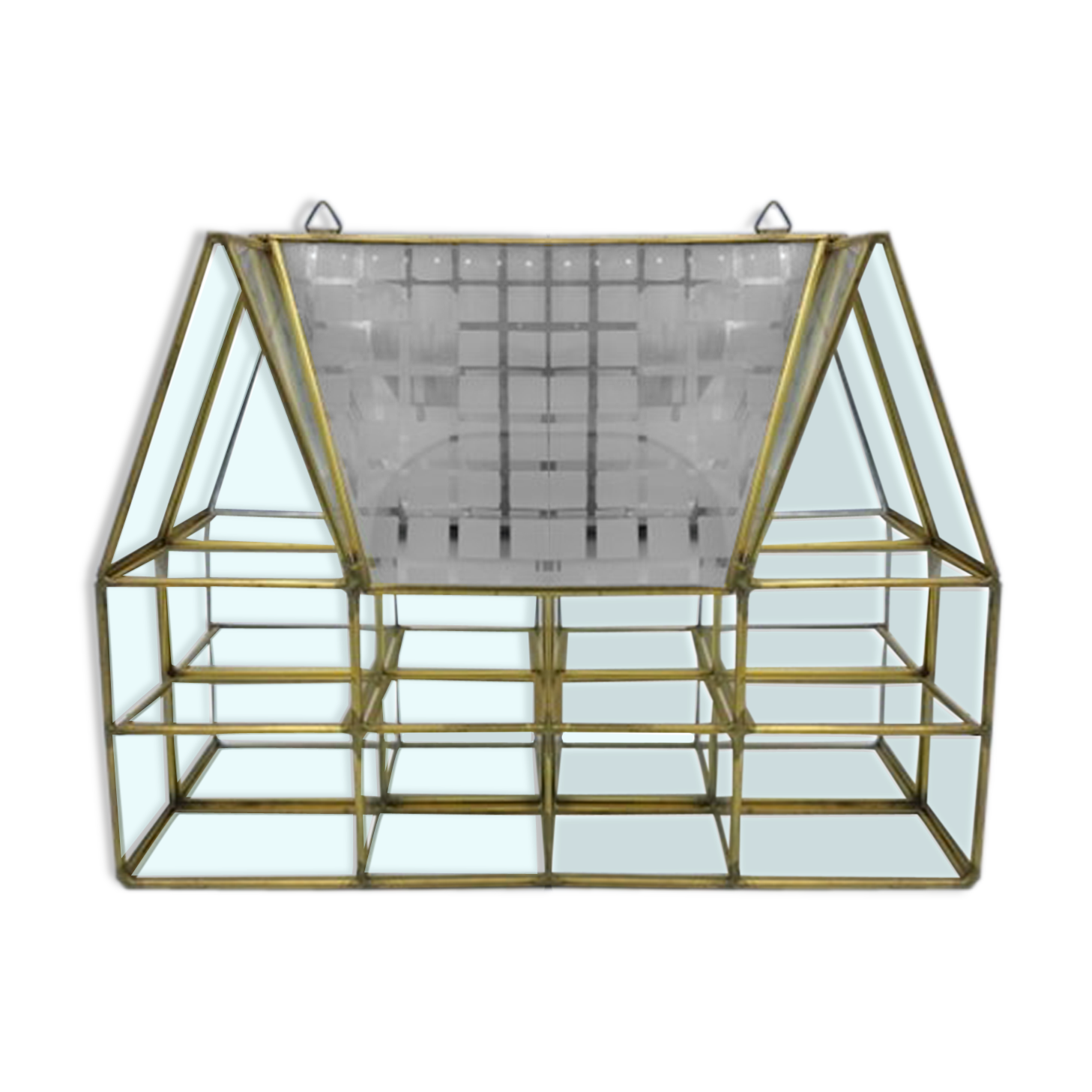 Showcase, brass house