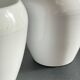 Pair of White Ceramic Candle Holders