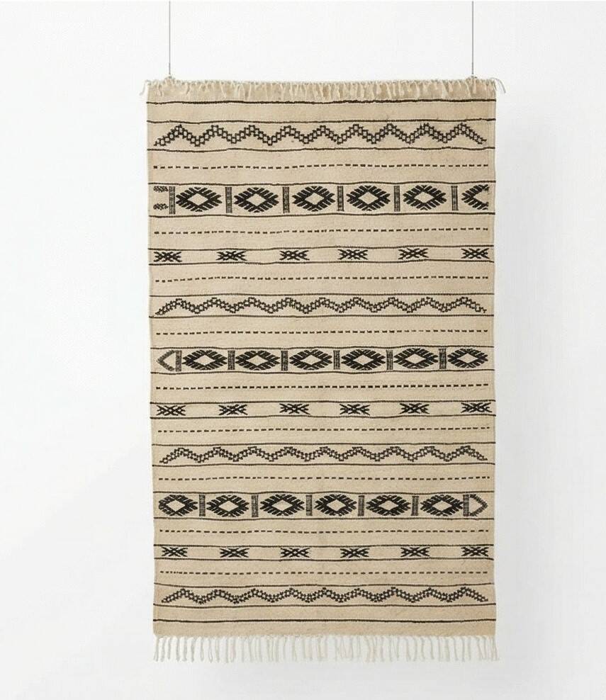 Ethnic kilim rug