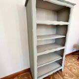 Large Celadon Green & Almond Milk Bookcase