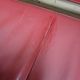 Vintage red leather Leolux Arabella design sofa used