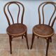 Set of 4 bentwood bistro chairs, stamped "Jacob & Josef Kohn", late 19th century