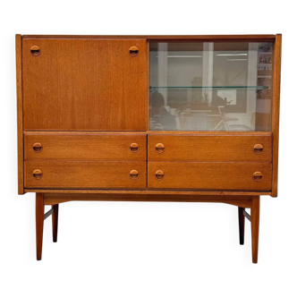 Scandinavian style bar cabinet in teak, 1970.