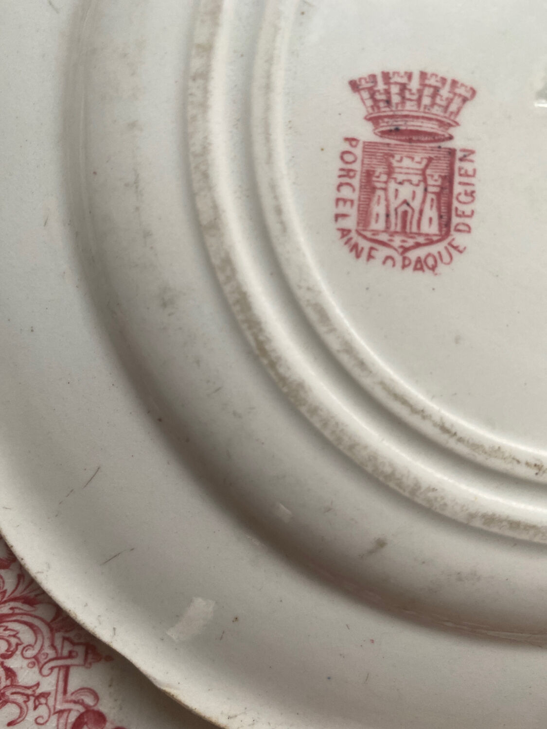 Gien dessert plate series