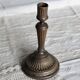 Large antique brass candlestick - Patina
