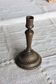 Large antique brass candlestick - Patina