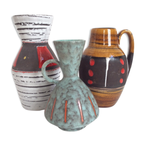 Trois vases west germany,