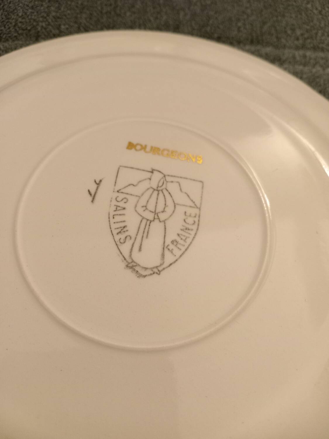 Lot d'assiettes à desserts vintage