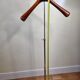 Old coat rack design "molecule" in metal and wood adjustable