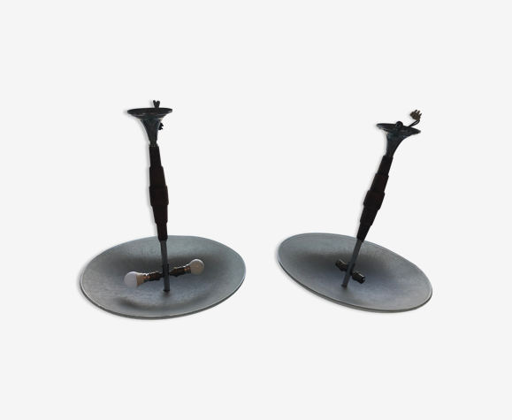 Paire de suspensions art déco