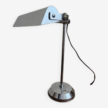 Lampe de bureau chromée