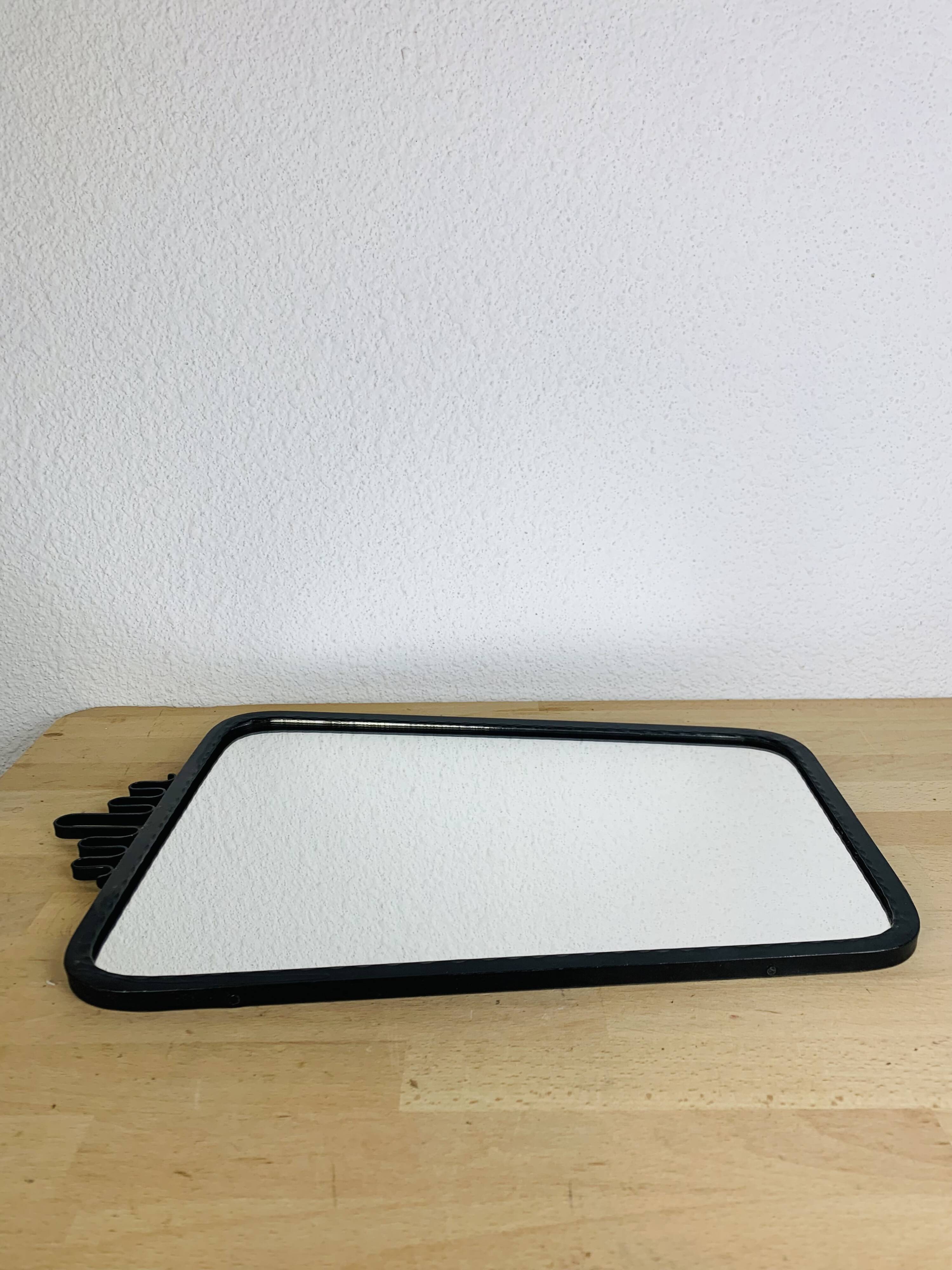 Wrought iron mirror from the 50s