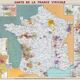 Carte de la France vinicole en 1949