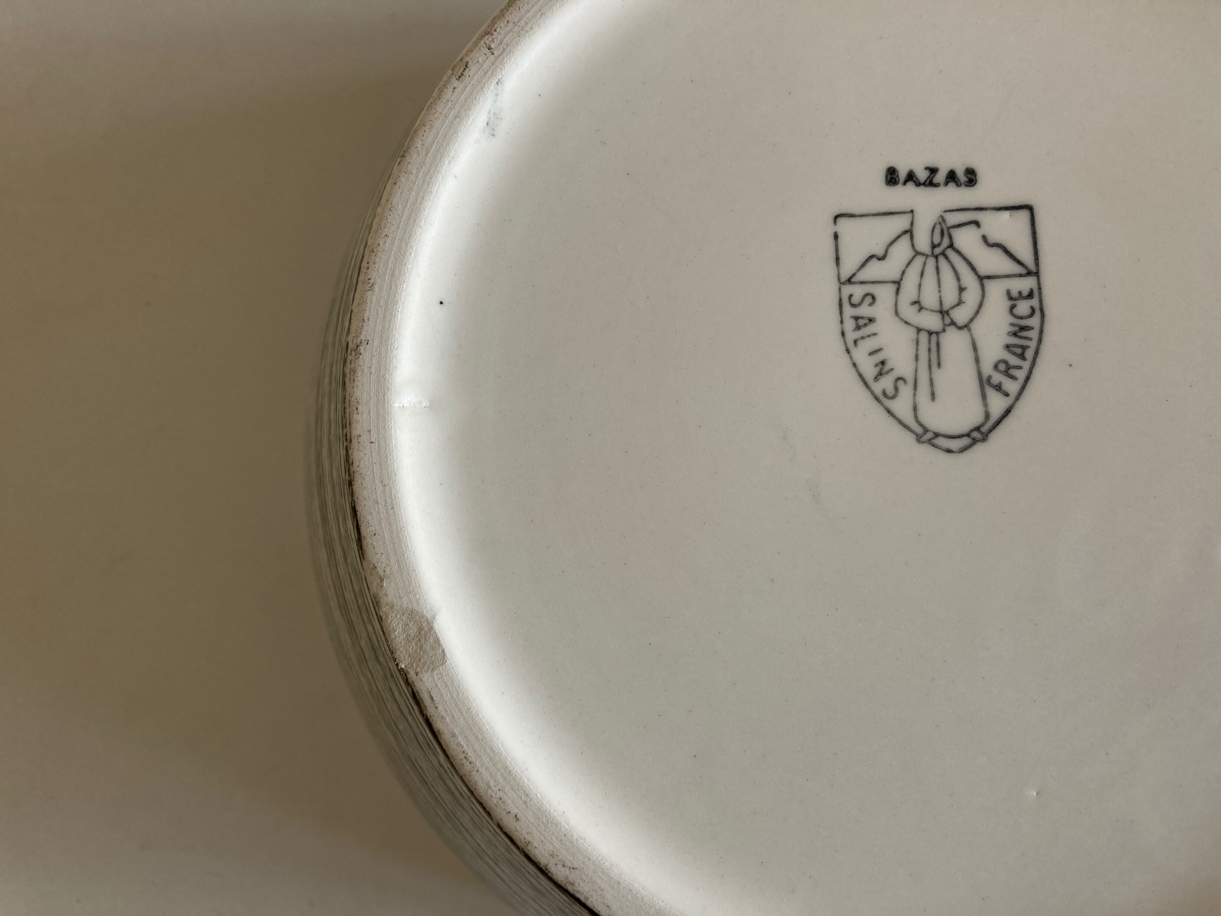 Salad bowl Bazas de Salins 1960