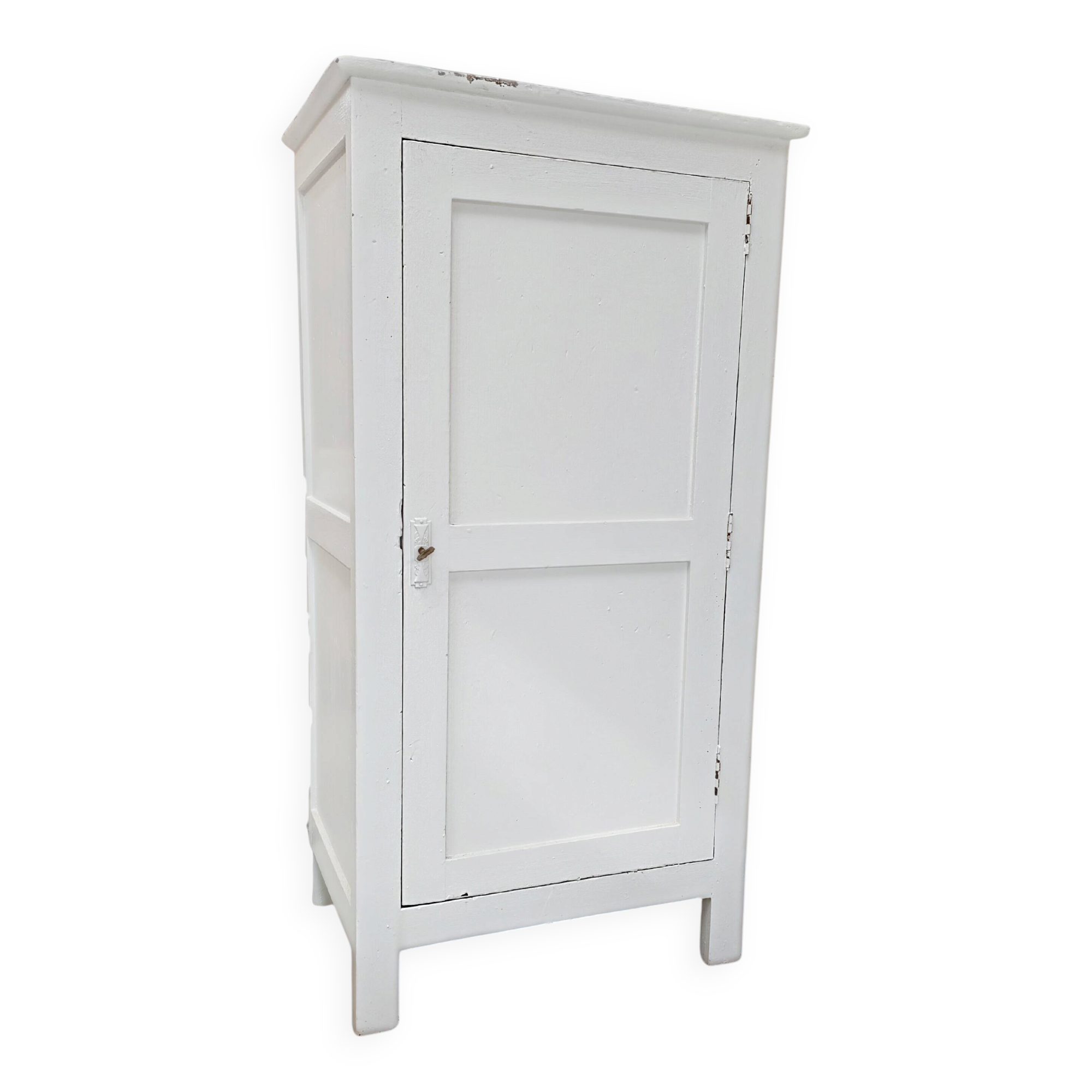 Title: Small Two-Tone Work Cabinet – 1950s