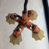 Rare 4 light cocoon pendant