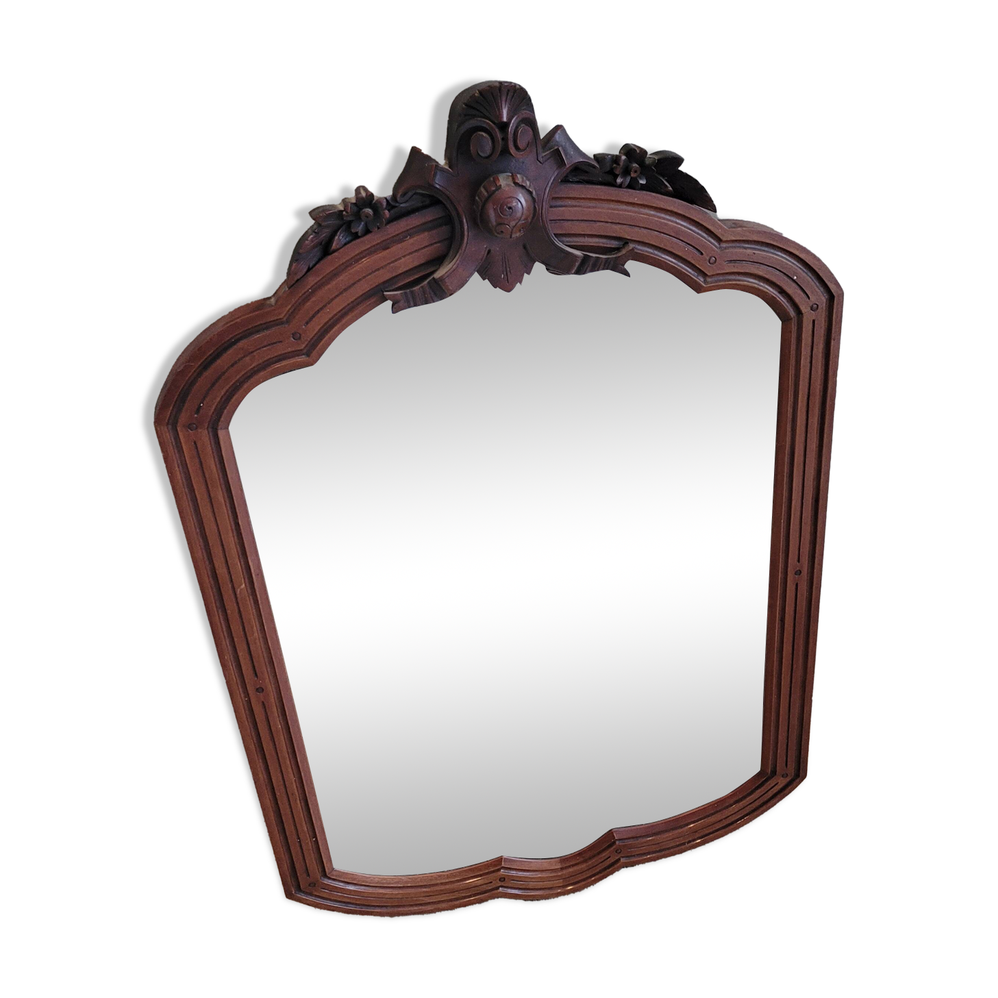 62x92 wooden totem mirror