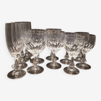 Crystal glasses set – 12 pieces