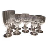 Service de verres en cristal – 12 pièces