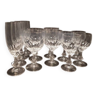 Service de verres en cristal – 12 pièces