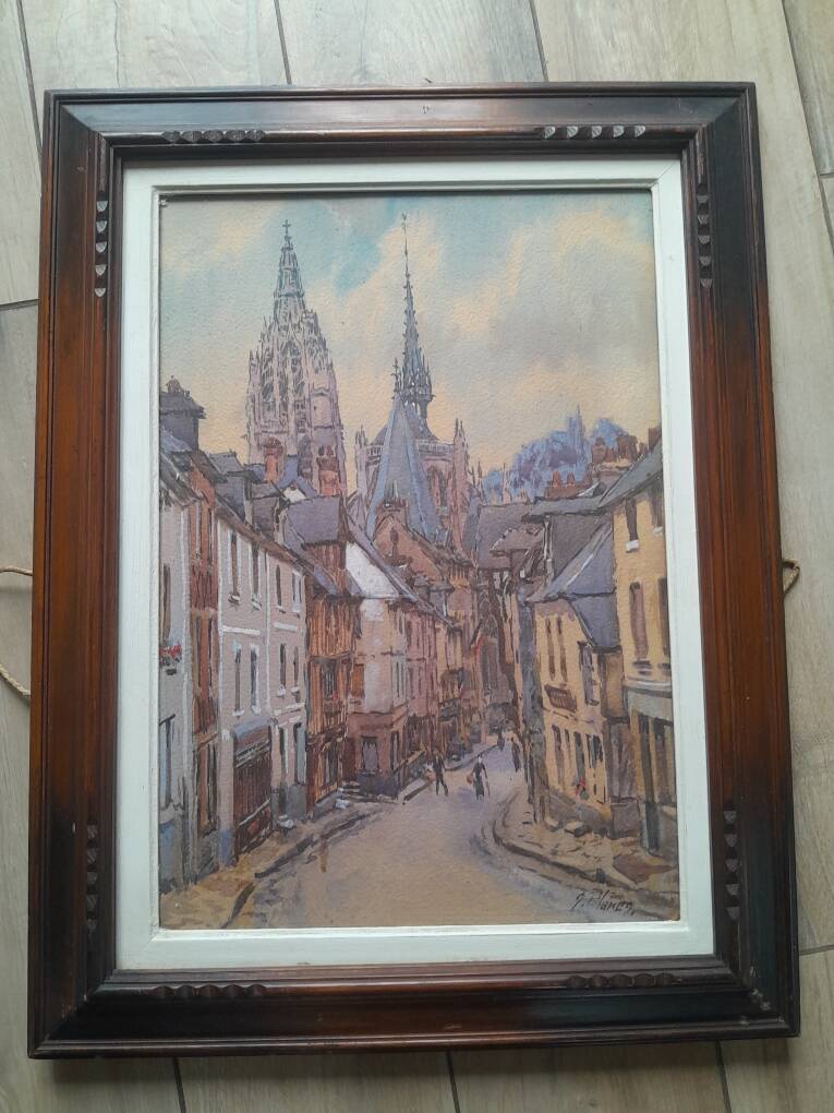 Aquarelle de Rouen