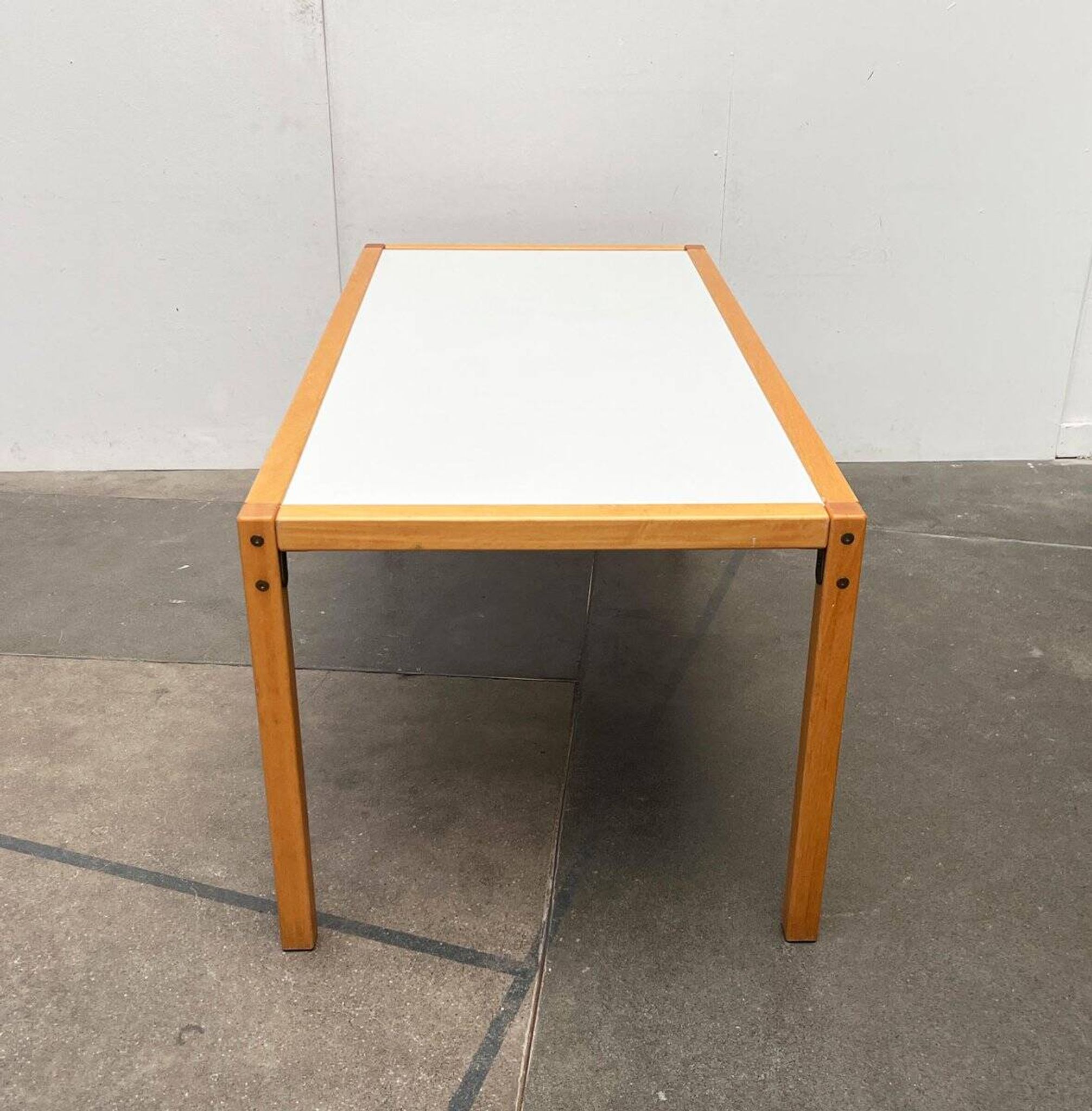 Vintage German Postmodern dining table or desk from the Profilsystem series by Flötotto, 1970s.