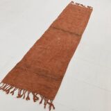 Cinnamon Turkish Pattern Kilim Runner Rug, 64x267 Cm