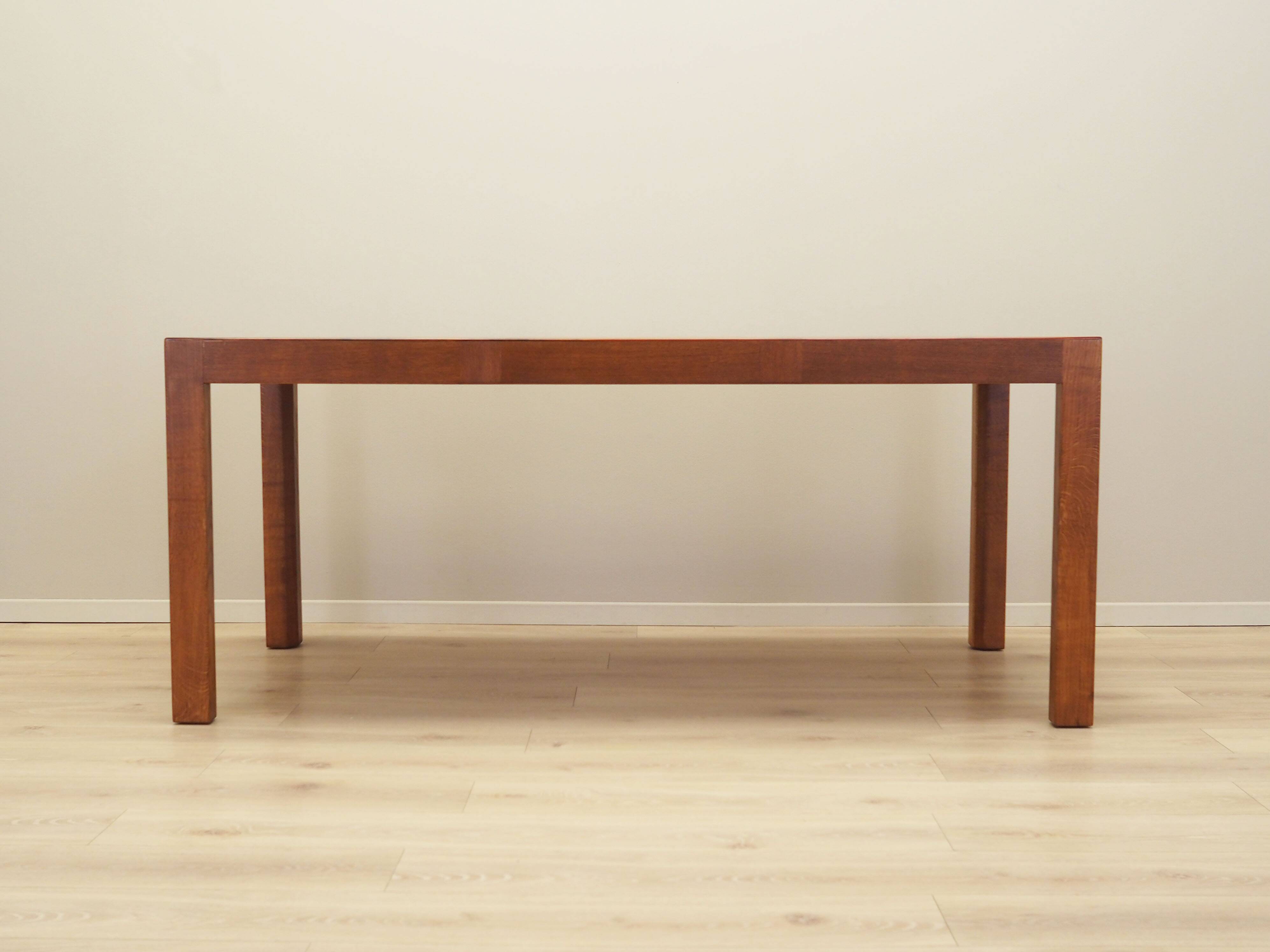 Oak table, Danish design, 1970s, production: Denmark