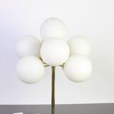 Atomic brass table lamp, Switzerland, 1960s