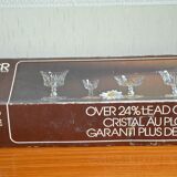 Set of 6 RCR Royal Cristal Rock glasses, Victoria model