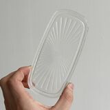 light metal butter dish