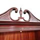 Trumeau (secretary desk) vintage con vetrina, anni 50