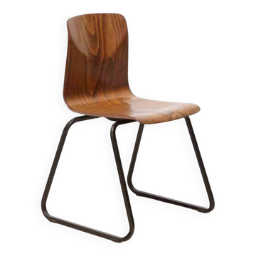Vintage Galvanitas S23 oak and brown chair