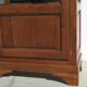 Louis Philippe showcase in solid walnut