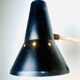 Double Cone Wall Lamp By J.J.M. Hoogervorst For Anvia Nederland, The Netherlands Early 1950S