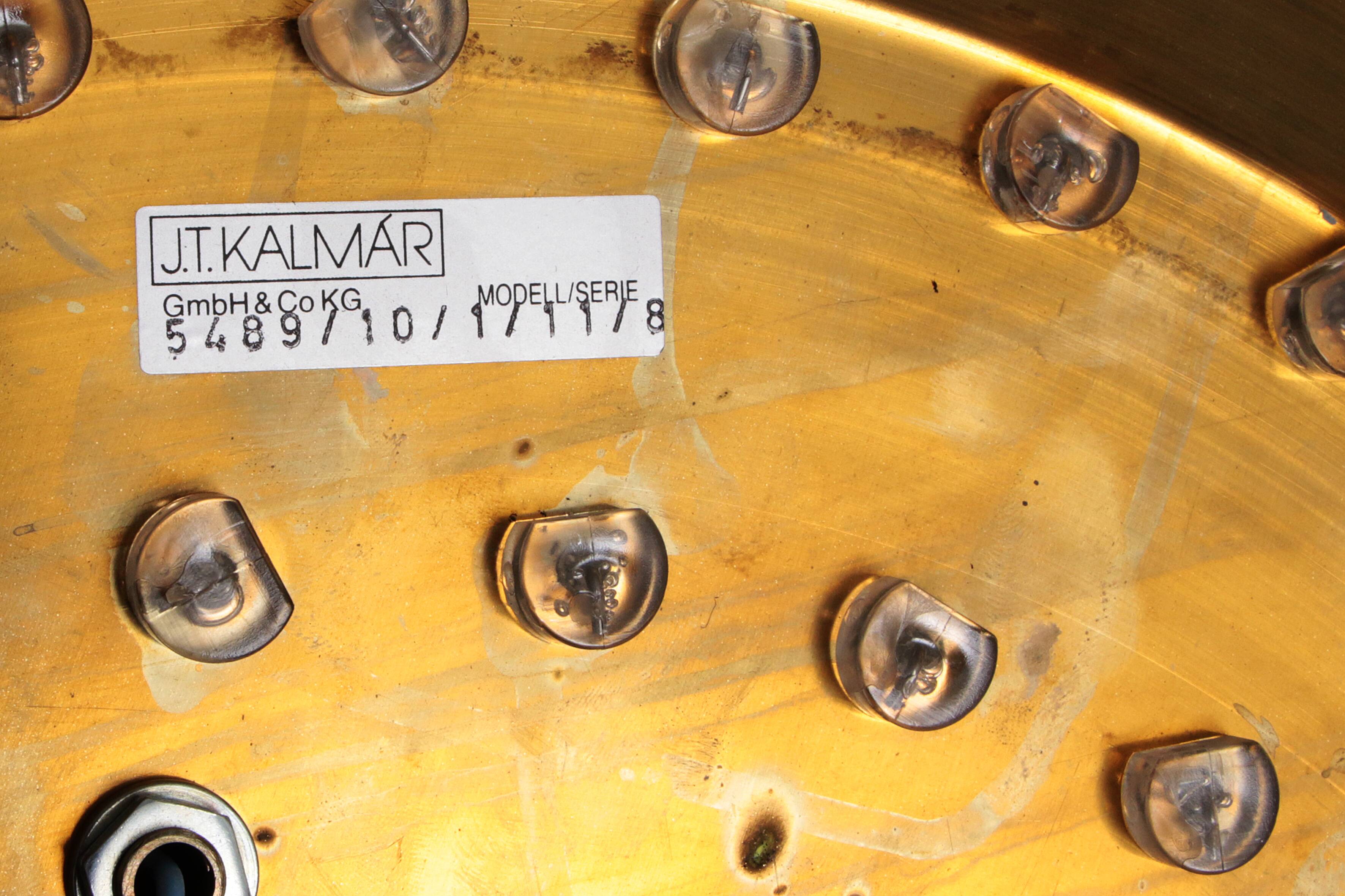 Big J.T. Kalmar Murano Raindrop hanging lamp, 1970 Austria.