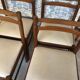 4 Scandinavian teak chairs, 1960