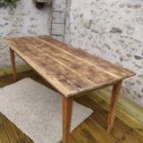 Table de ferme 191 cm x74 cm x 74,5 cm