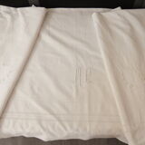 Former embroidered sheet monogram MP embroidery open day row sheets 320 x 200 cm
