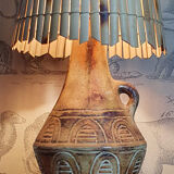 Olivier Pettit Vallauris ceramic lamp