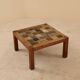 Glazed ceramic coffee table, Jean-Michel Doix, France, 1980s