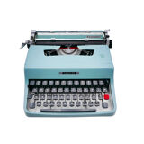Typewriter Olivetti Lettera 32 green revised ribbon new