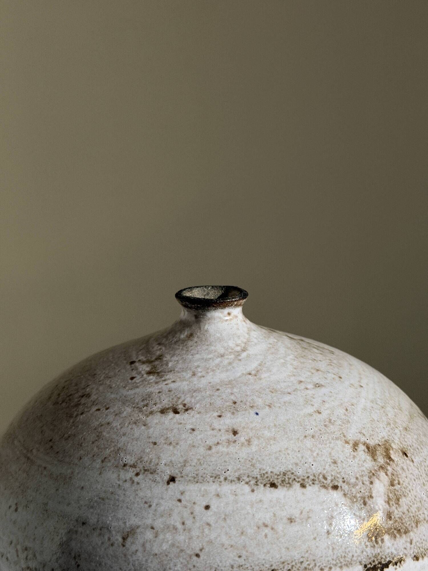 Stoneware vase, France, circa 1960