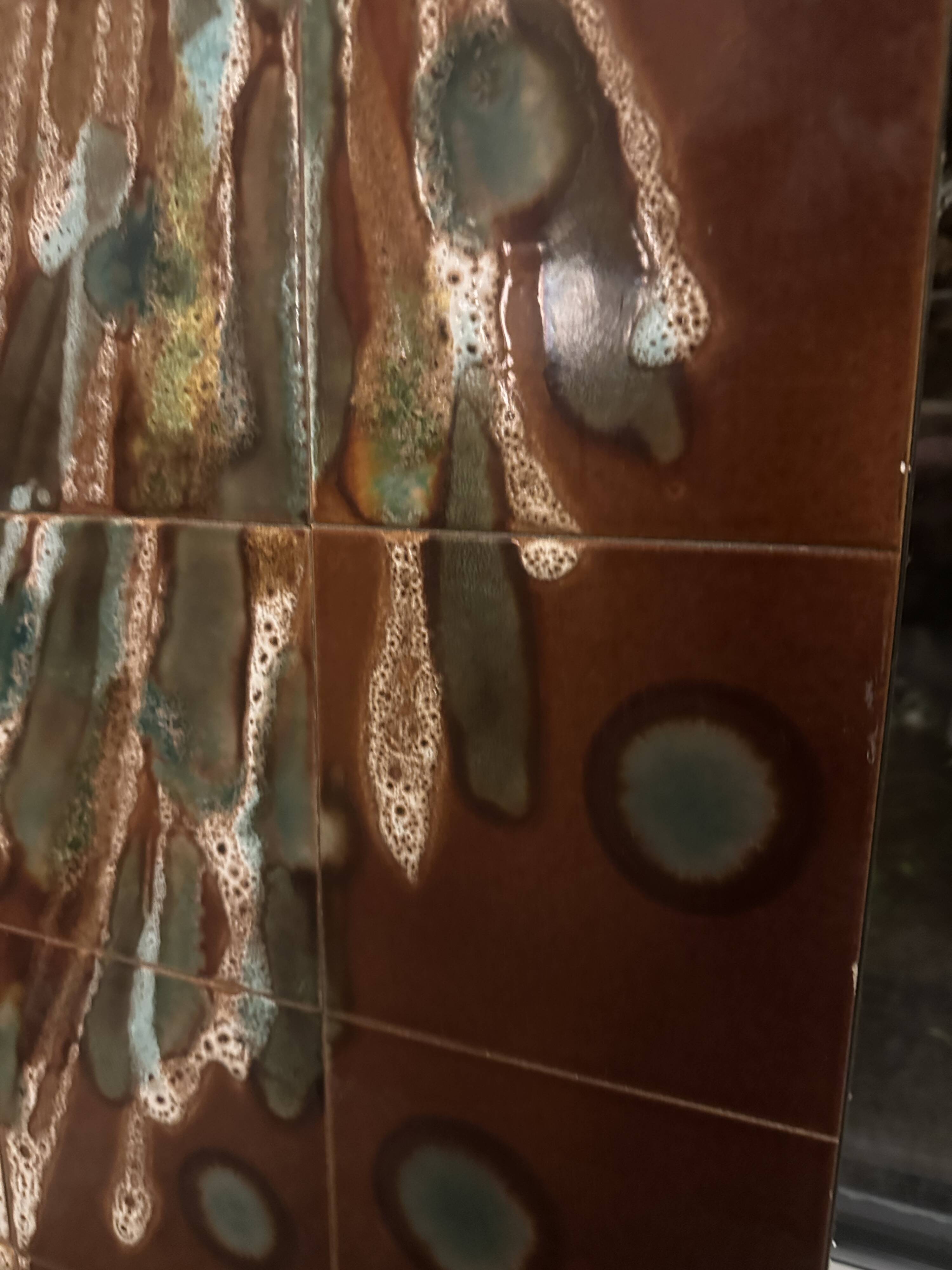 Vintage ceramic tableau 1960