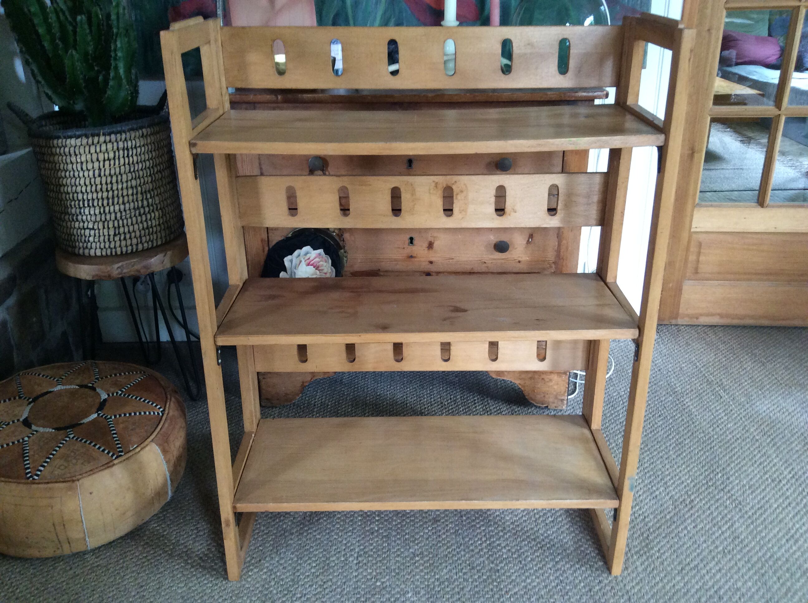 Wooden shelf