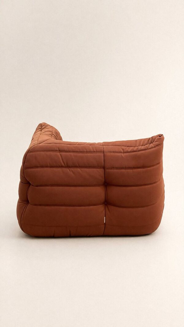 Set de 2 togo d'angle LIGNE ROSET marron